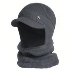 Casquette cagoule tricot avec tour de cou hiver | Esprit Baroudeur