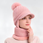 Bonnet casquette écharpe 3 en 1 hiver chaud | Esprit Baroudeur