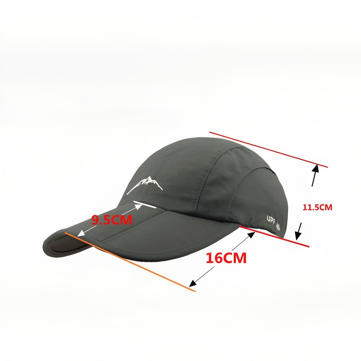 Casquette randonnée imperméable pliable UPF 40+ outdoor | Esprit Baroudeur