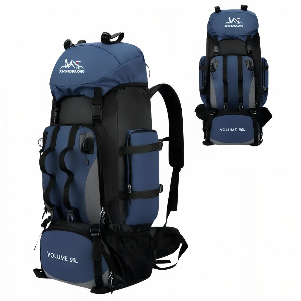 Sac à dos trekking 90L grande randonnée avec armature | Esprit Baroudeur