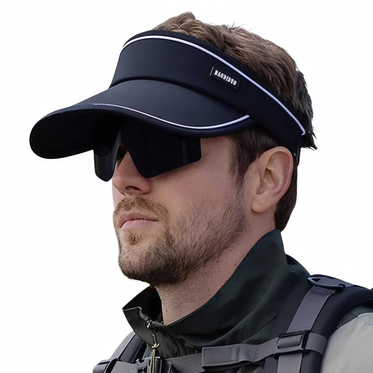 Casquette visière avec lunettes de soleil intégrées randonnée | Esprit Baroudeur