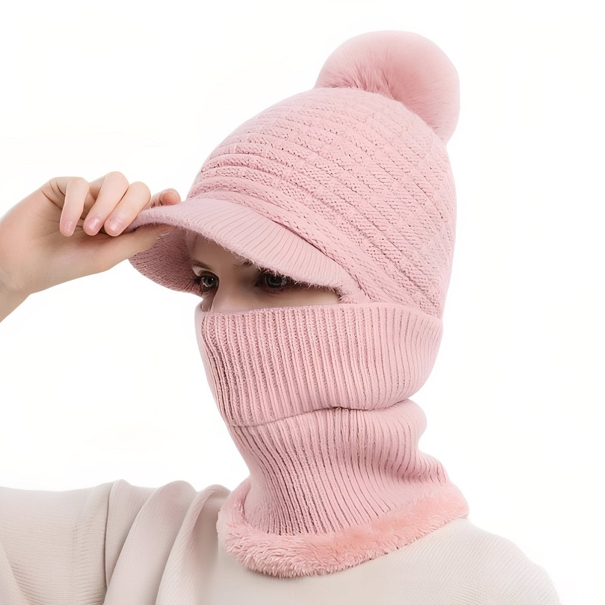 Bonnet casquette écharpe 3 en 1 hiver chaud | Esprit Baroudeur