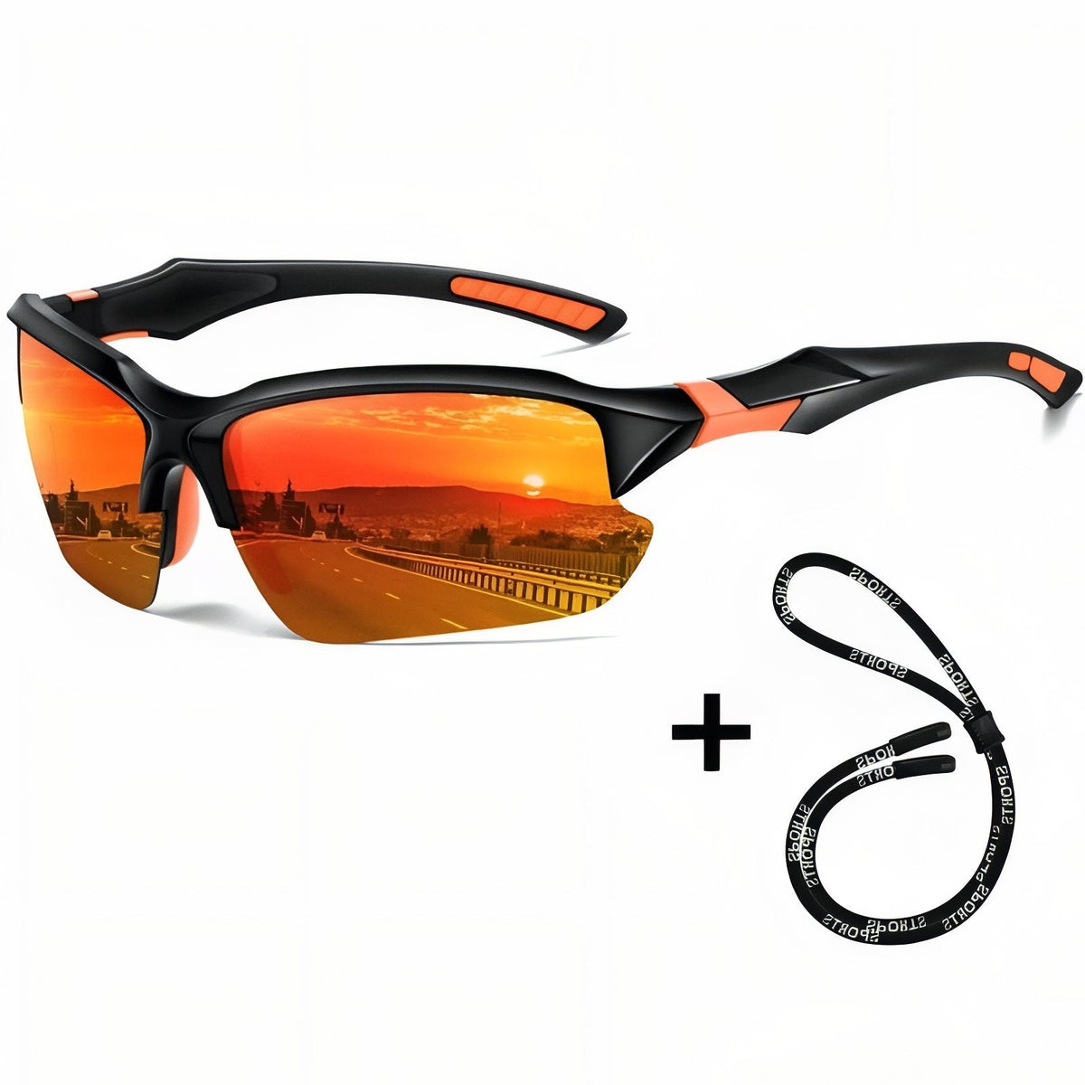 Lunettes de randonnée polarisées avec cordon de maintien | Esprit Baroudeur