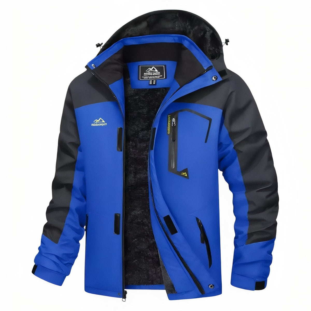 Veste chaude randonnée doublée polaire imperméable hiver | Esprit Baroudeur