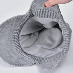 Bonnet casquette hiver avec visière et cache-oreilles | Esprit Baroudeur