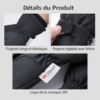 Gants de randonnée hiver tactiles avec poche zippée | Esprit Baroudeur