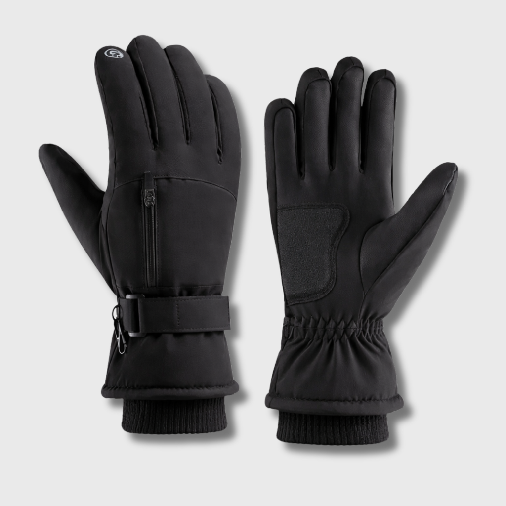 Gants de randonnée hiver tactiles avec poche zippée | Esprit Baroudeur