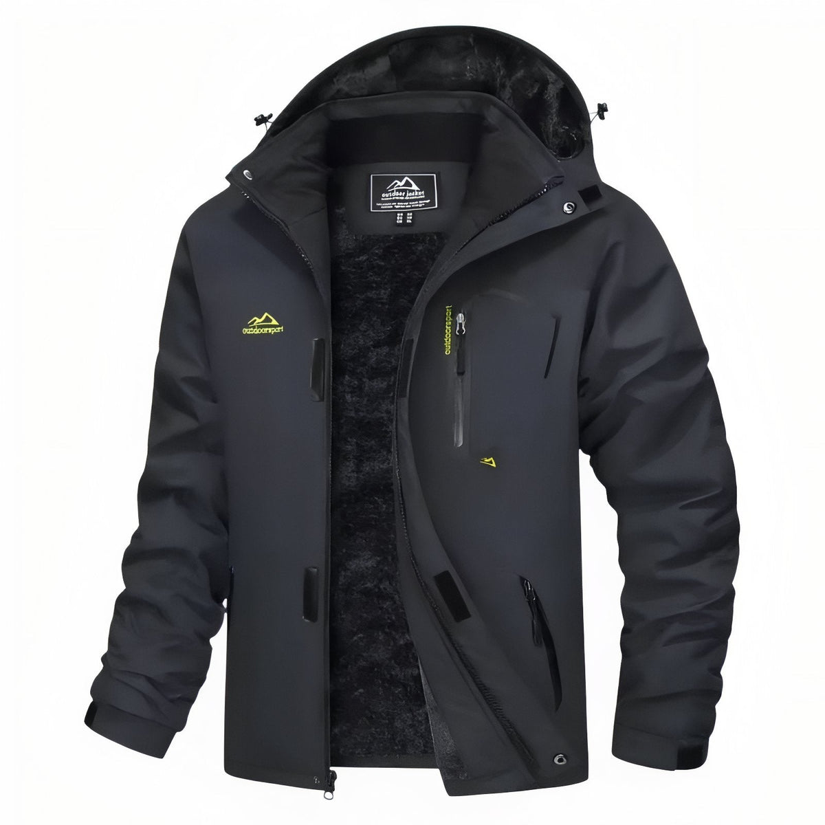 Veste chaude randonnée doublée polaire imperméable hiver | Esprit Baroudeur