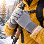 Gants de randonnée tactiles coupe-vent avec grip antidérapant | Esprit Baroudeur