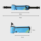 Ceinture d'hydratation running avec porte-gourde ajustable | Esprit Baroudeur