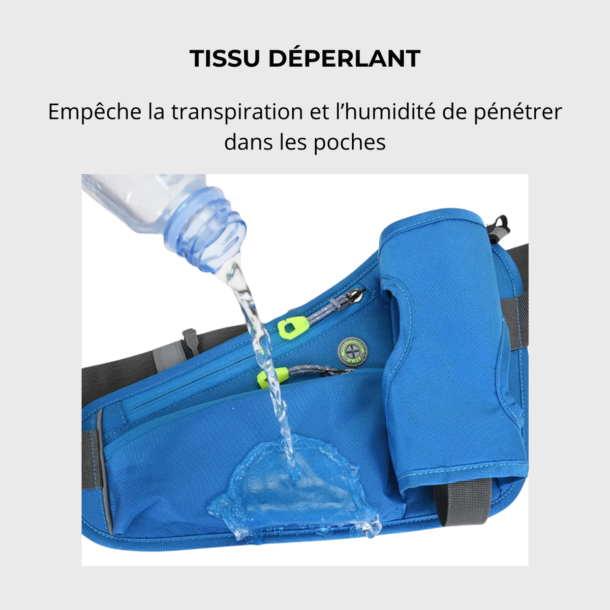Ceinture trail d'hydratation légère pour running et randonnée | Esprit Baroudeur