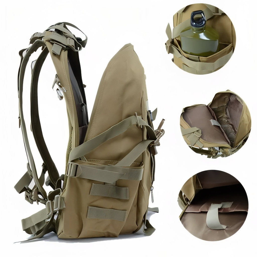 Sac à dos randonnée militaire 40L camouflage tactique | Esprit Baroudeur
