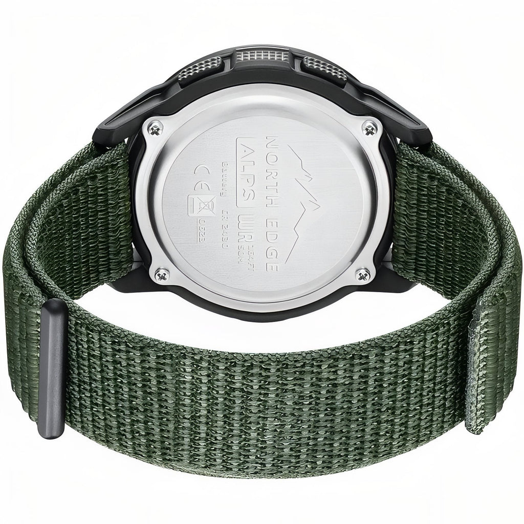 Montre digitale randonnée légère avec bracelet nylon | Esprit Baroudeur