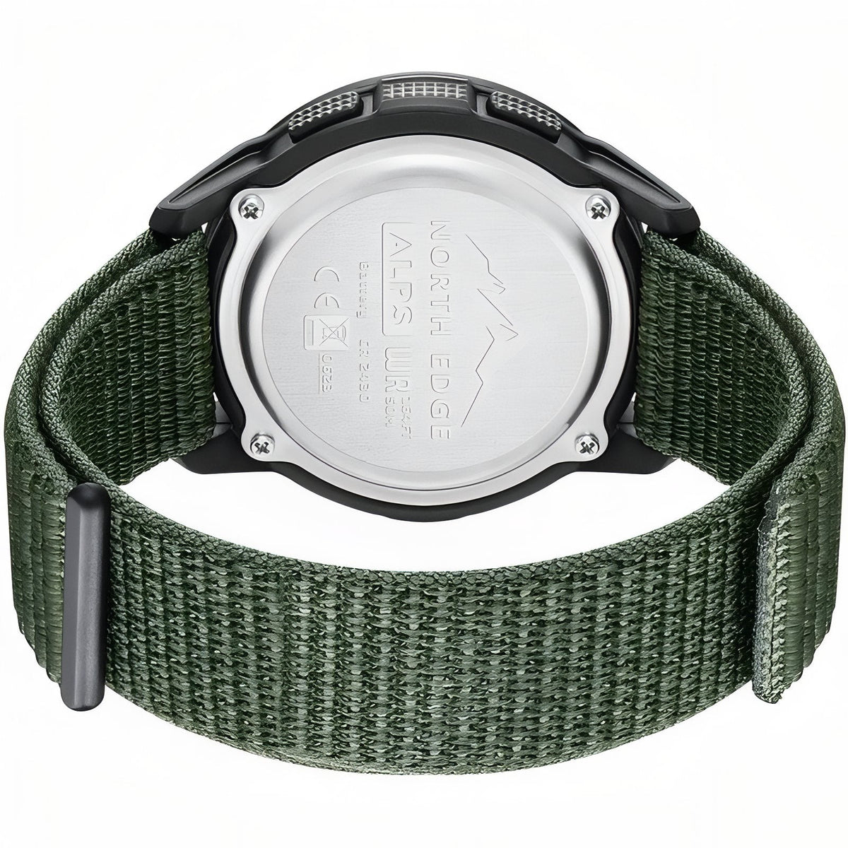 Montre digitale randonnée légère avec bracelet nylon | Esprit Baroudeur