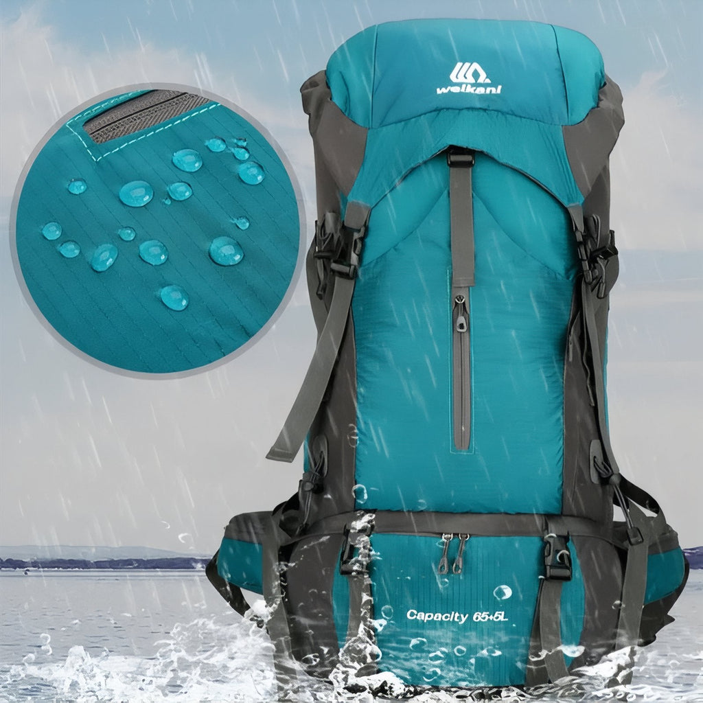 Sac à dos randonnée 70L avec housse de pluie | Esprit Baroudeur