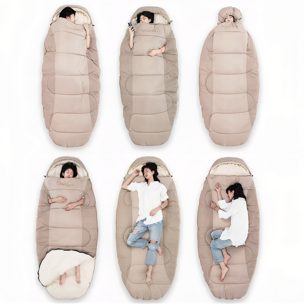 Sac de couchage XXL extra large 3 saisons – Esprit Baroudeur