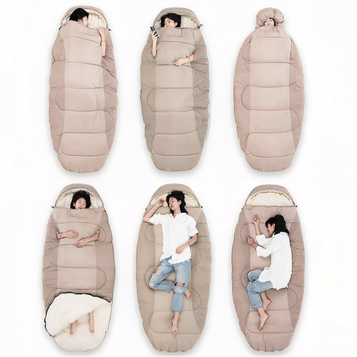 Sac de couchage XXL extra large 3 saisons – Esprit Baroudeur