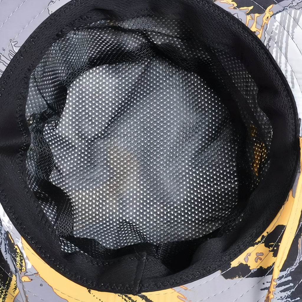 Chapeau randonnée camouflage à large bord avec jugulaire | Esprit Baroudeur