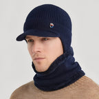 Casquette cagoule tricot avec tour de cou hiver | Esprit Baroudeur