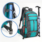 Sac à dos randonnée 55L compartiments multiples trekking | Esprit Baroudeur