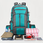 Sac à dos randonnée 55L compartiments multiples trekking | Esprit Baroudeur