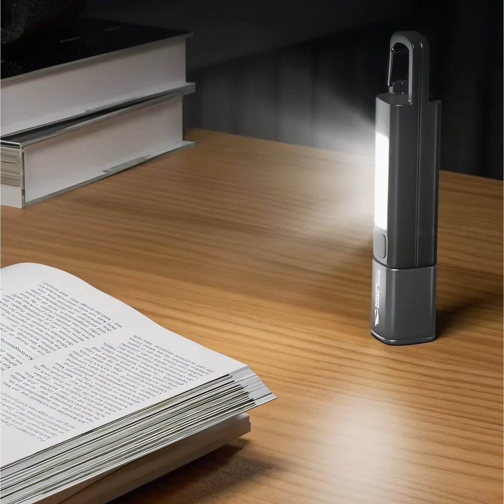 Lampe de poche randonnée rechargeable USB avec mousqueton | Esprit Baroudeur