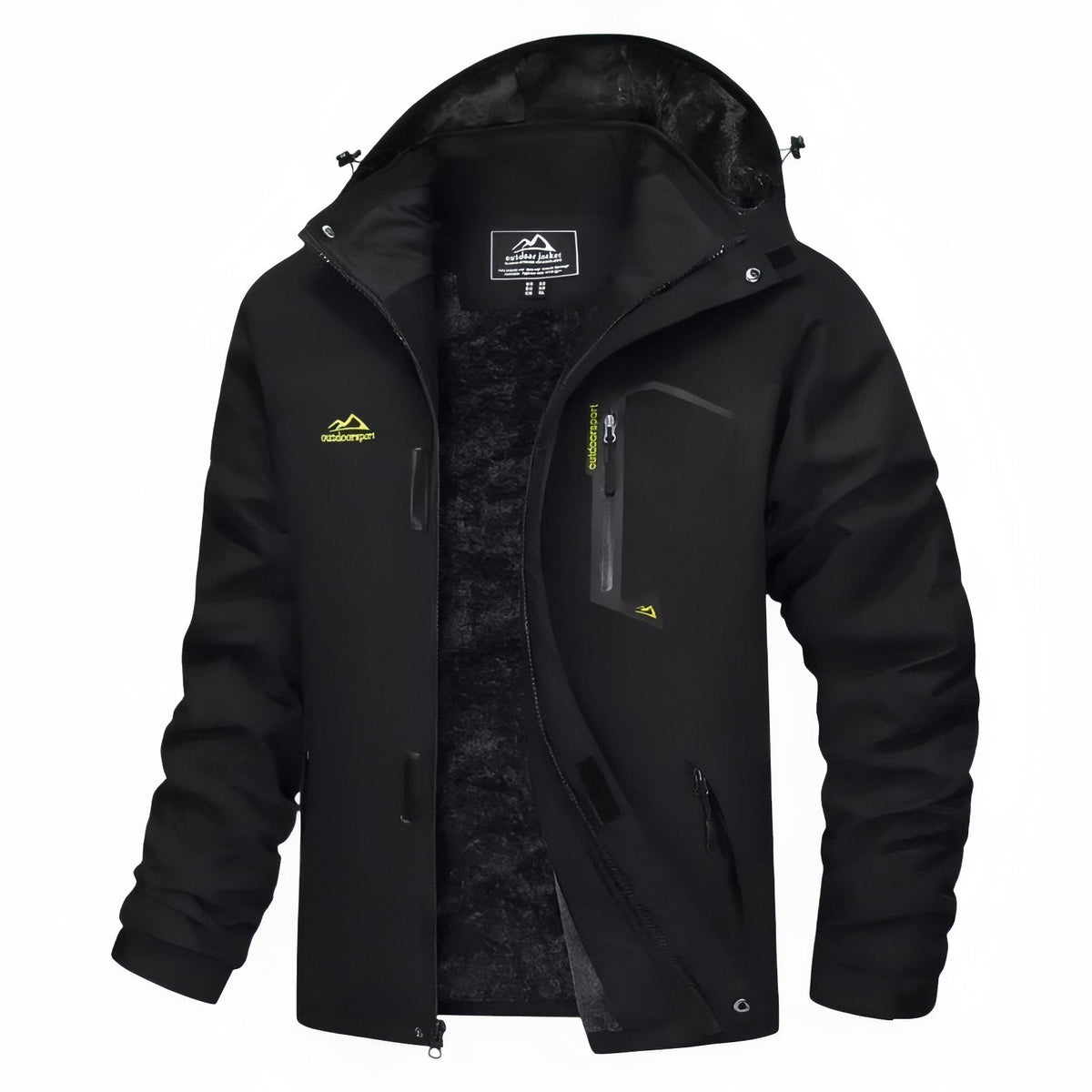 Veste chaude randonnée doublée polaire imperméable hiver | Esprit Baroudeur
