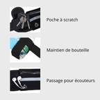 Ceinture de trail running avec bande réfléchissante | Esprit Baroudeur
