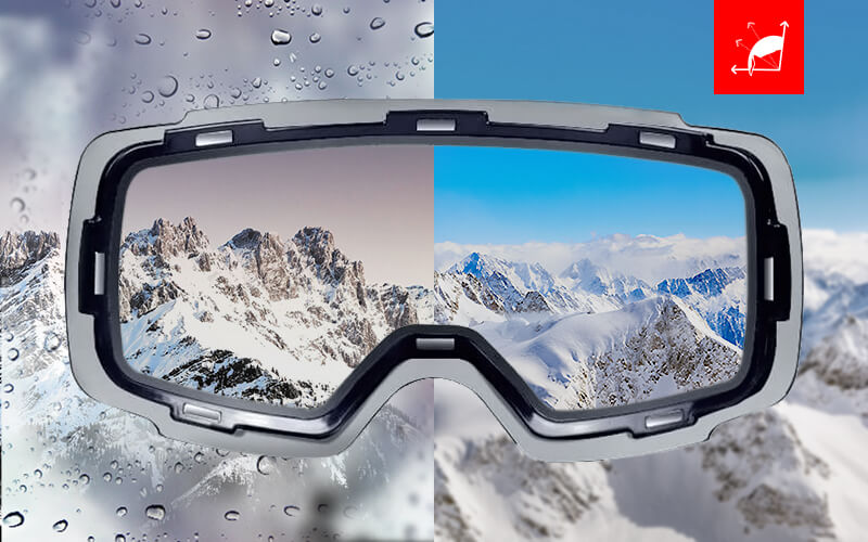 Masque de ski à verres interchangeables grand champ | Esprit Baroudeur