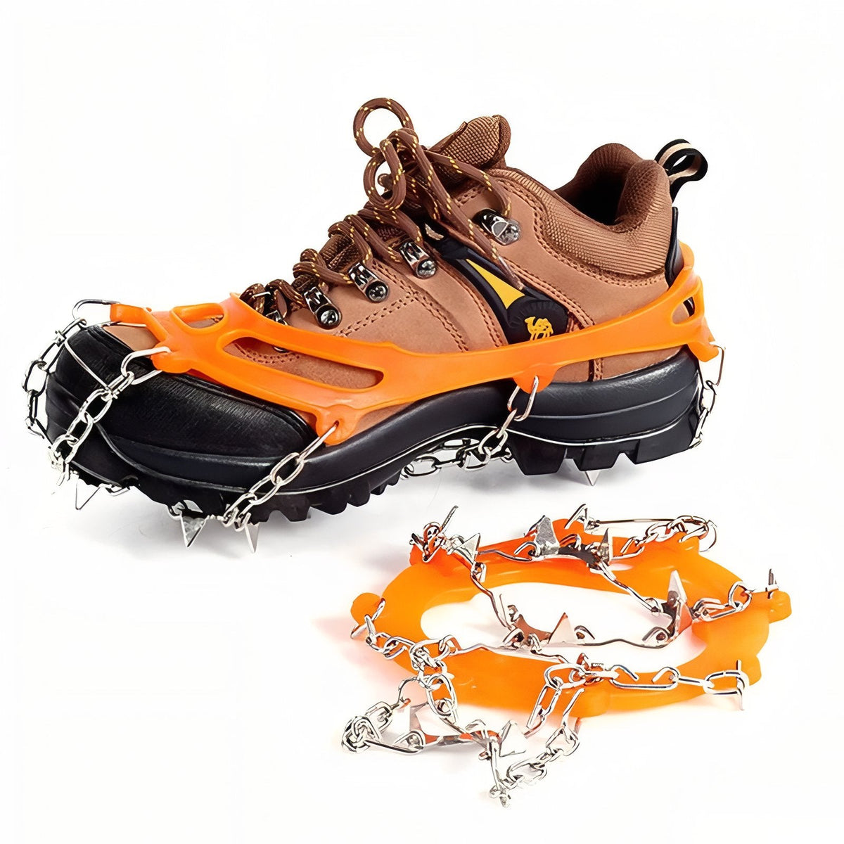 Crampons pour randonnée hiver 10 dents antidérapants | Esprit Baroudeur