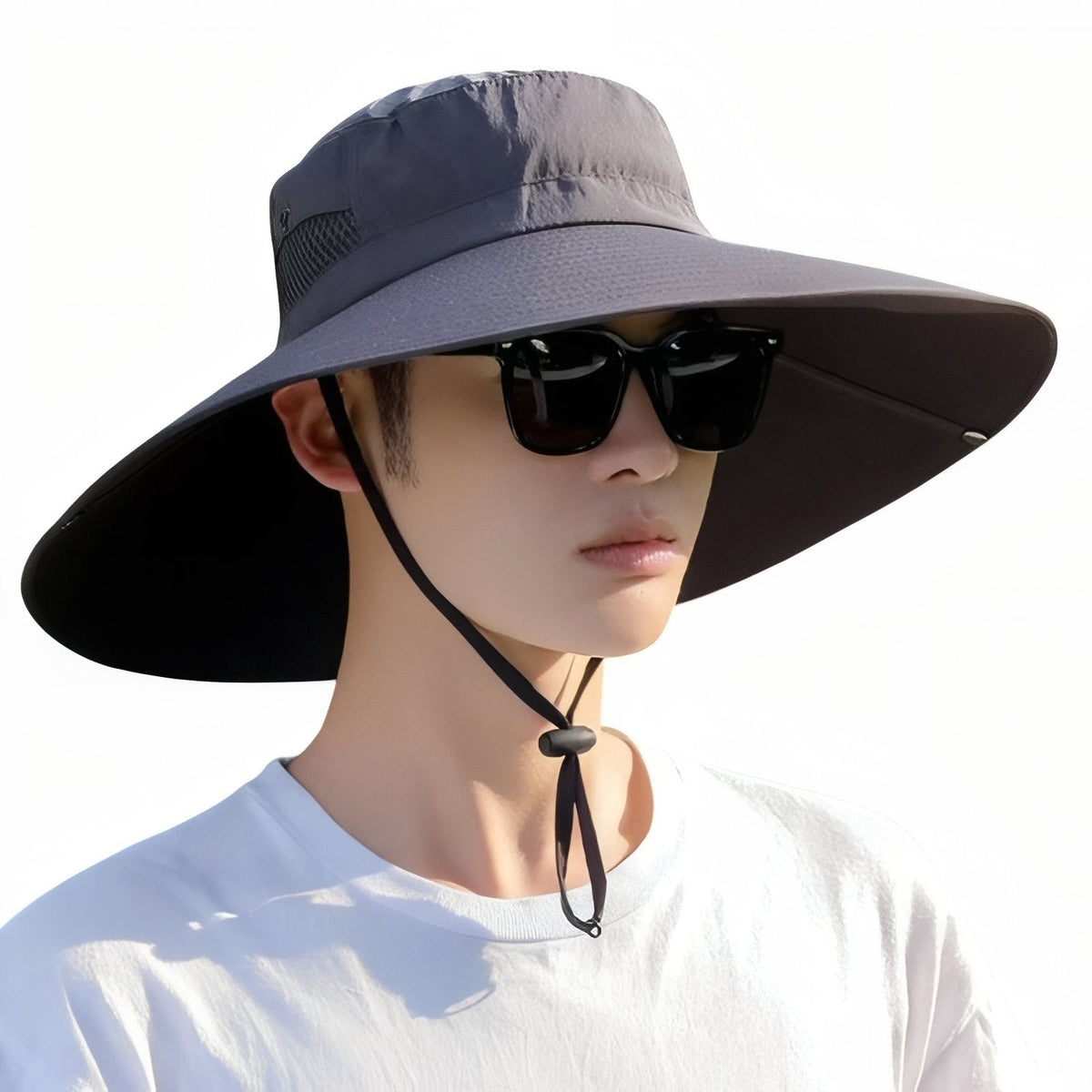 Chapeau randonnée anti-UV avec protection nuque et visage | Esprit Baroudeur
