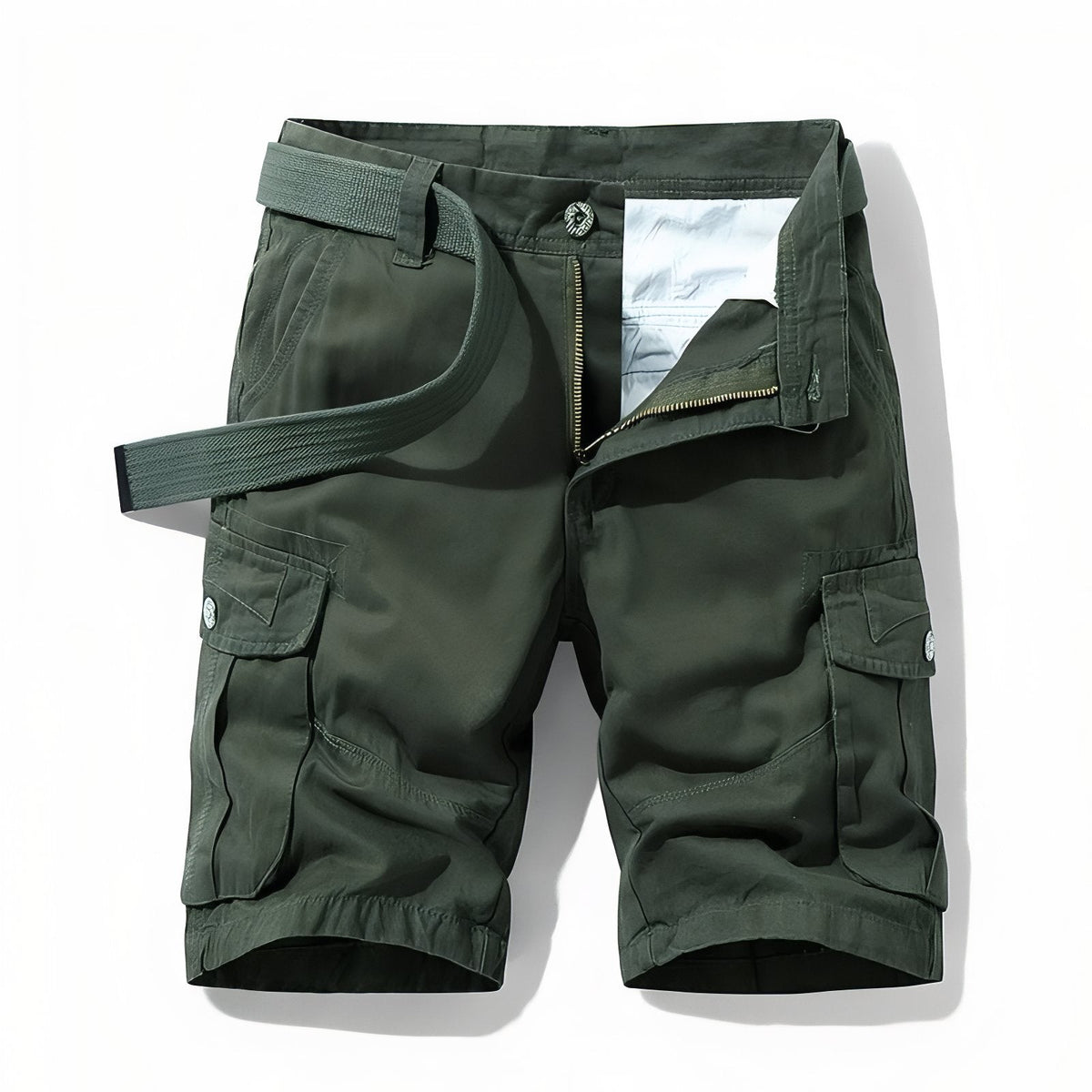 Bermuda randonnée multi-poches avec ceinture incluse | Esprit Baroudeur
