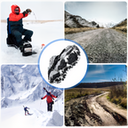 Crampons glace randonnée 32 pointes antidérapants neige | Esprit Baroudeur