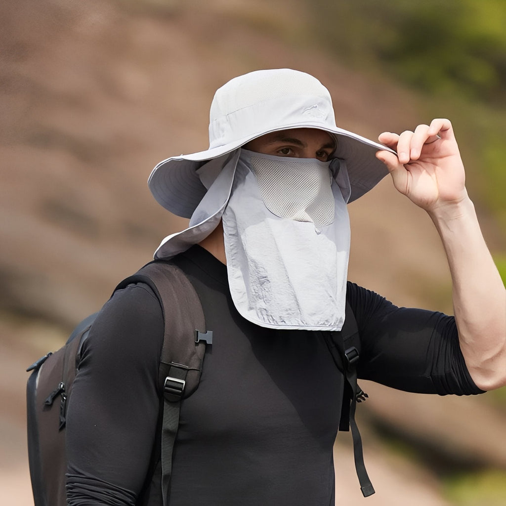 Chapeau de randonnée protection solaire anti UV