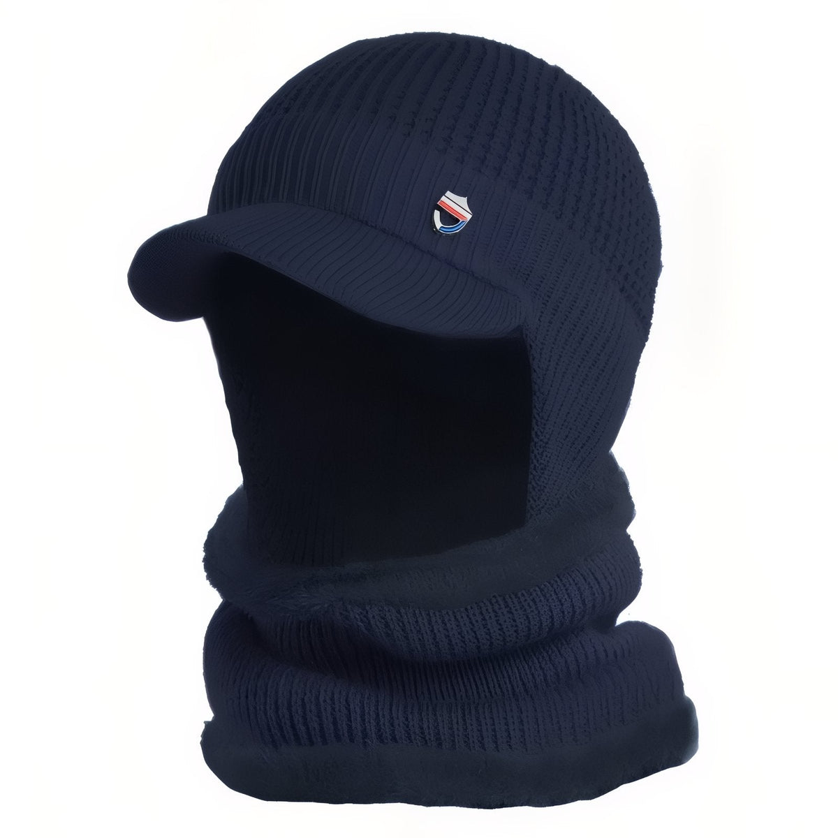 Casquette cagoule tricot avec tour de cou hiver | Esprit Baroudeur