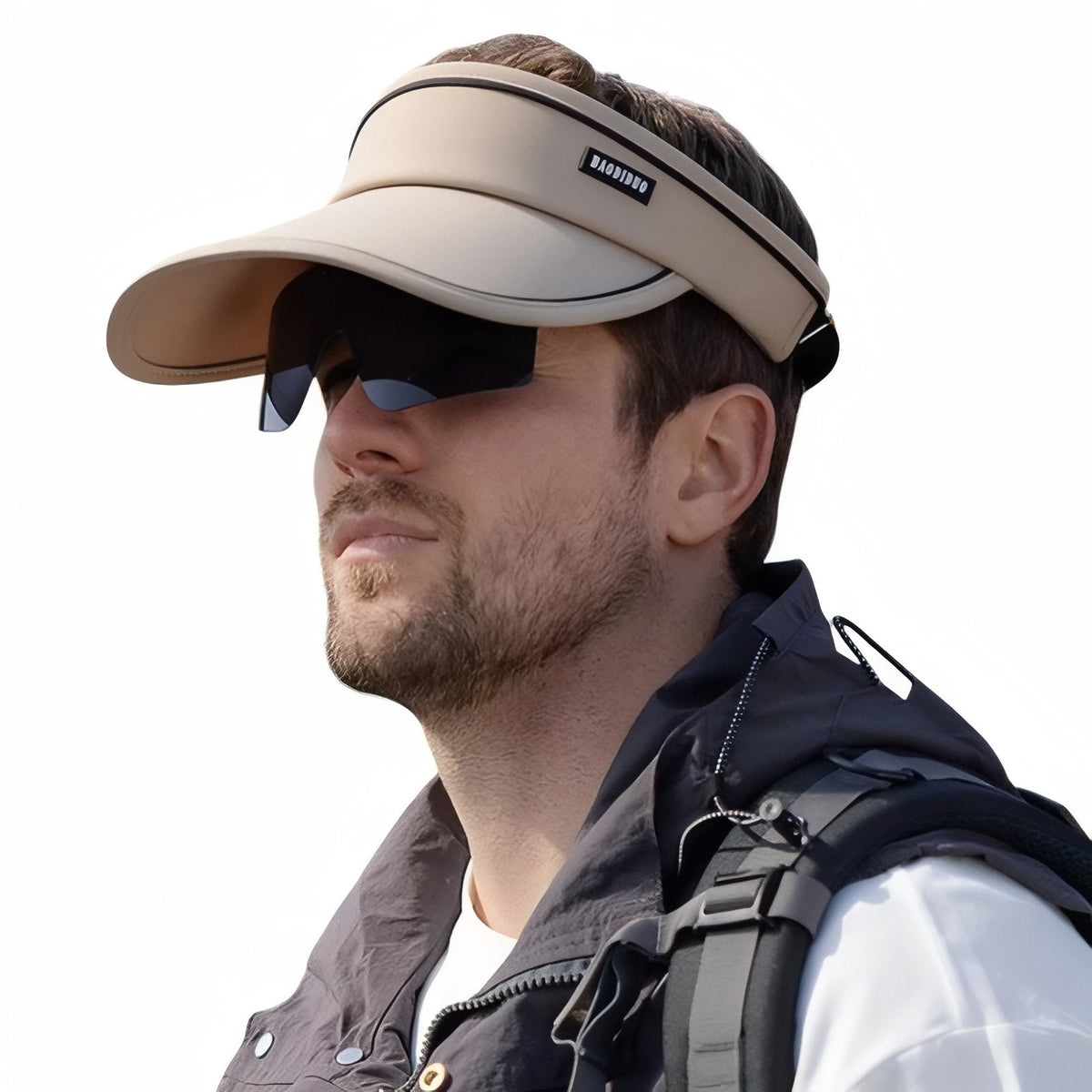Casquette visière avec lunettes de soleil intégrées randonnée | Esprit Baroudeur