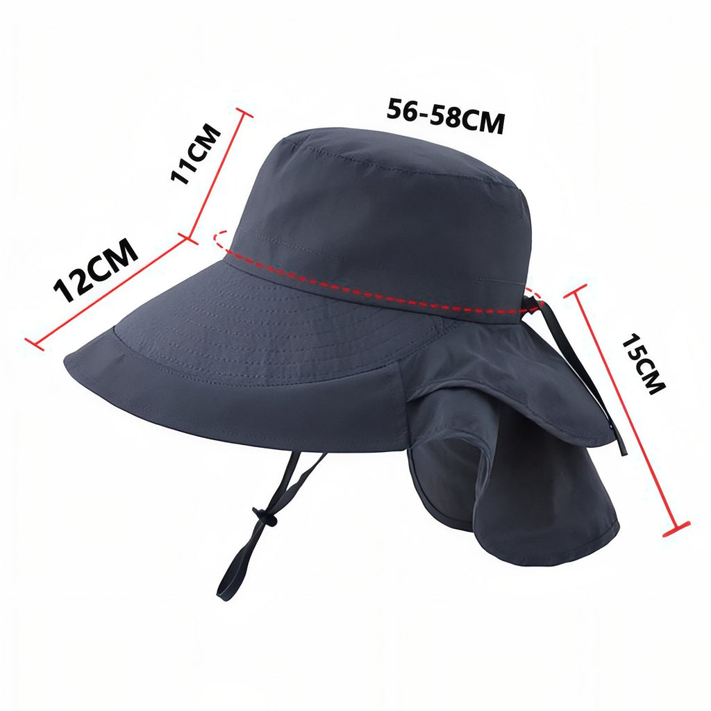 Chapeau de randonnée femme protection soleil UV