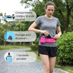 Ceinture d'hydratation running avec porte-gourde ajustable | Esprit Baroudeur