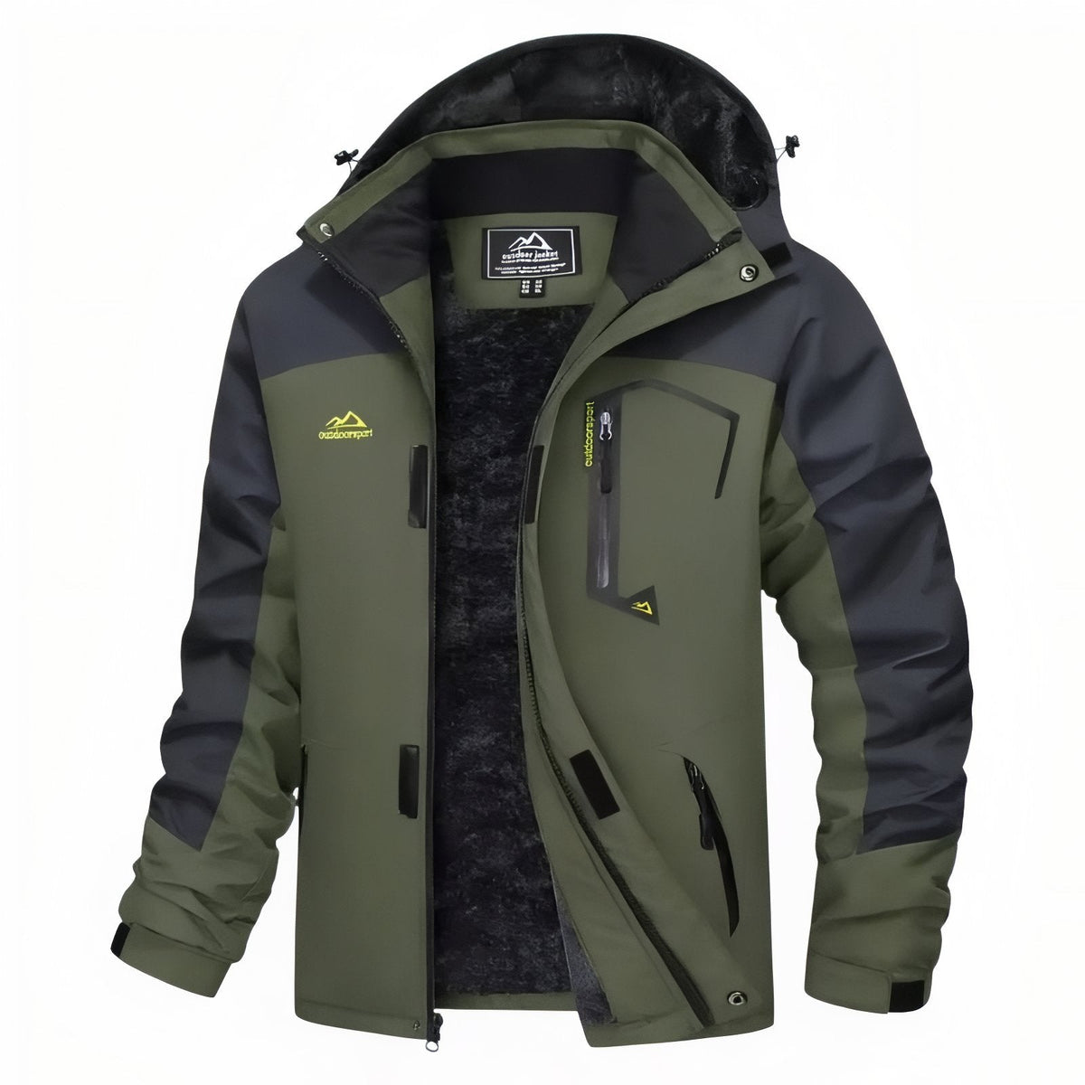 Veste chaude randonnée doublée polaire imperméable hiver | Esprit Baroudeur