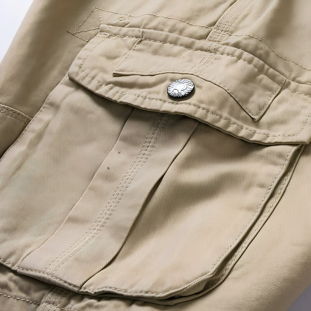 Bermuda randonnée multi-poches avec ceinture incluse | Esprit Baroudeur
