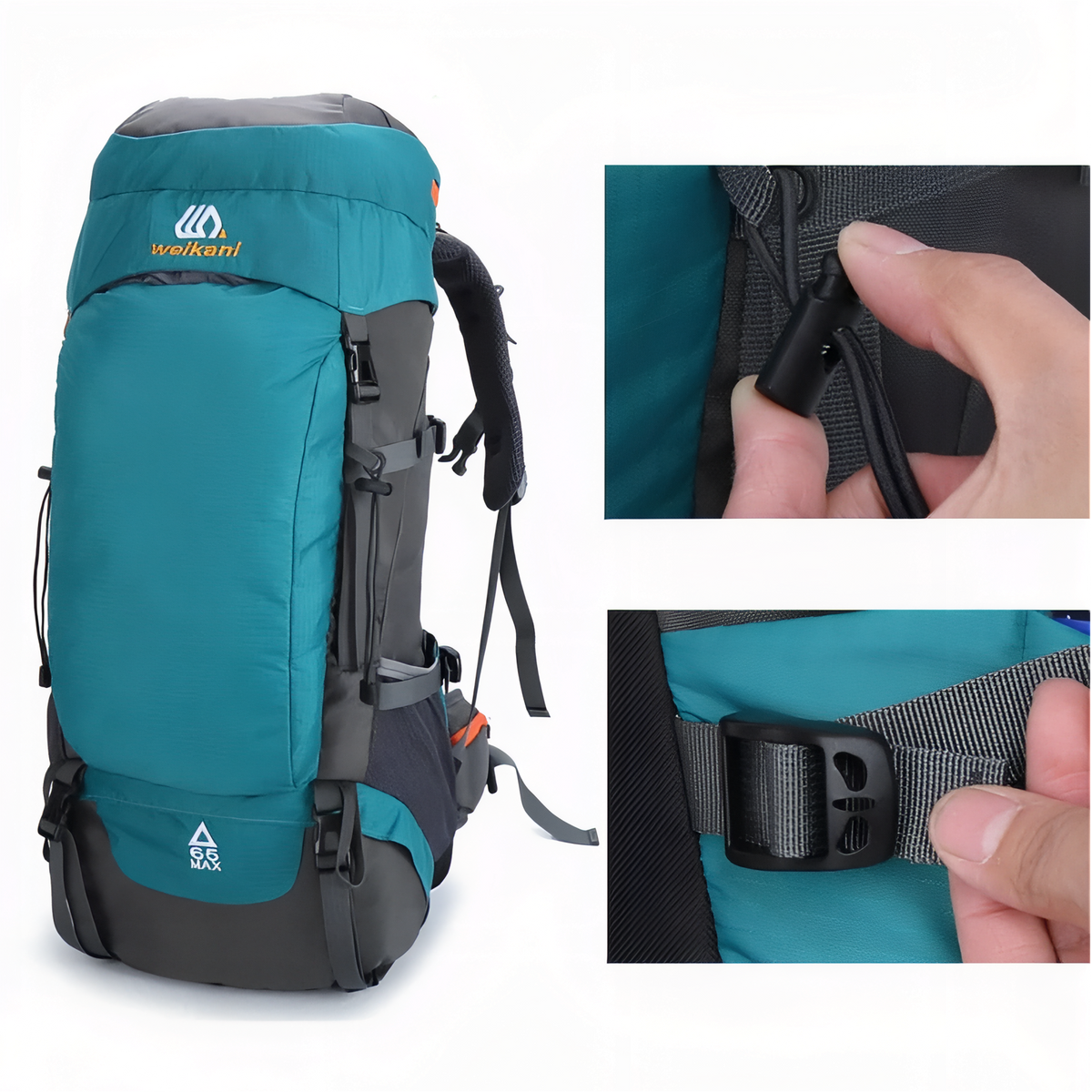 Sac à dos grande randonnée 65L trekking multi-jours | Esprit Baroudeur
