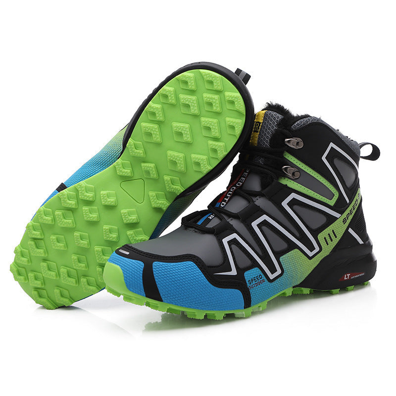 Chaussures de randonnée hautes fourrées montagne hiver | Esprit Baroudeur