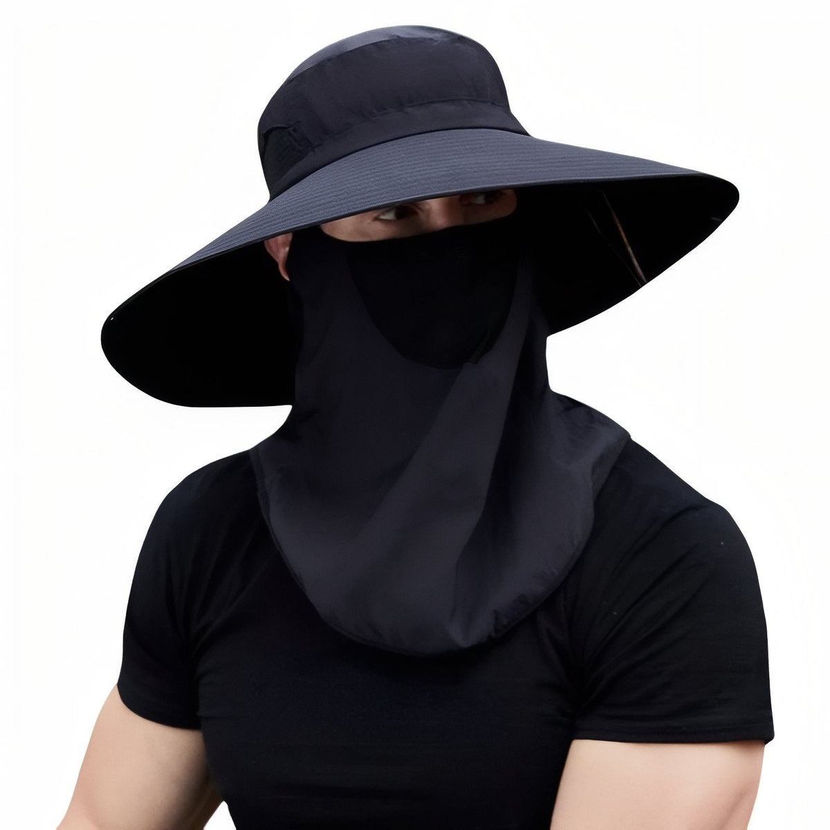 Chapeau randonnée anti-UV avec protection nuque et visage | Esprit Baroudeur
