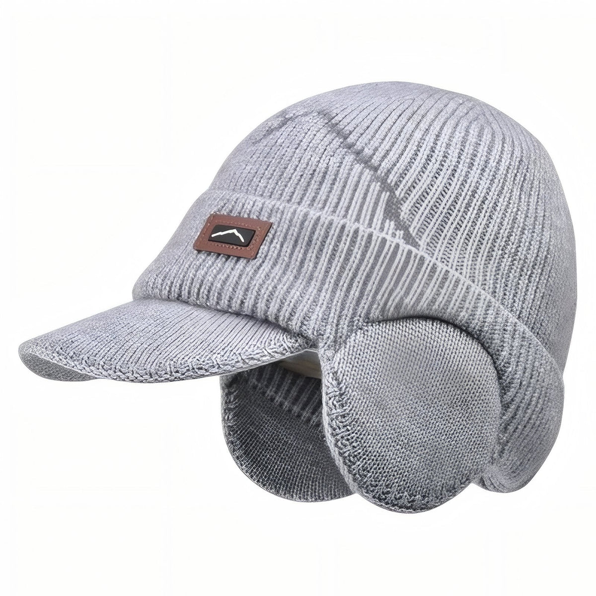 Bonnet casquette hiver avec visière et cache-oreilles | Esprit Baroudeur