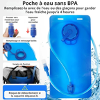 Sac hydratation trail léger avec poche à eau 2L | Esprit Baroudeur