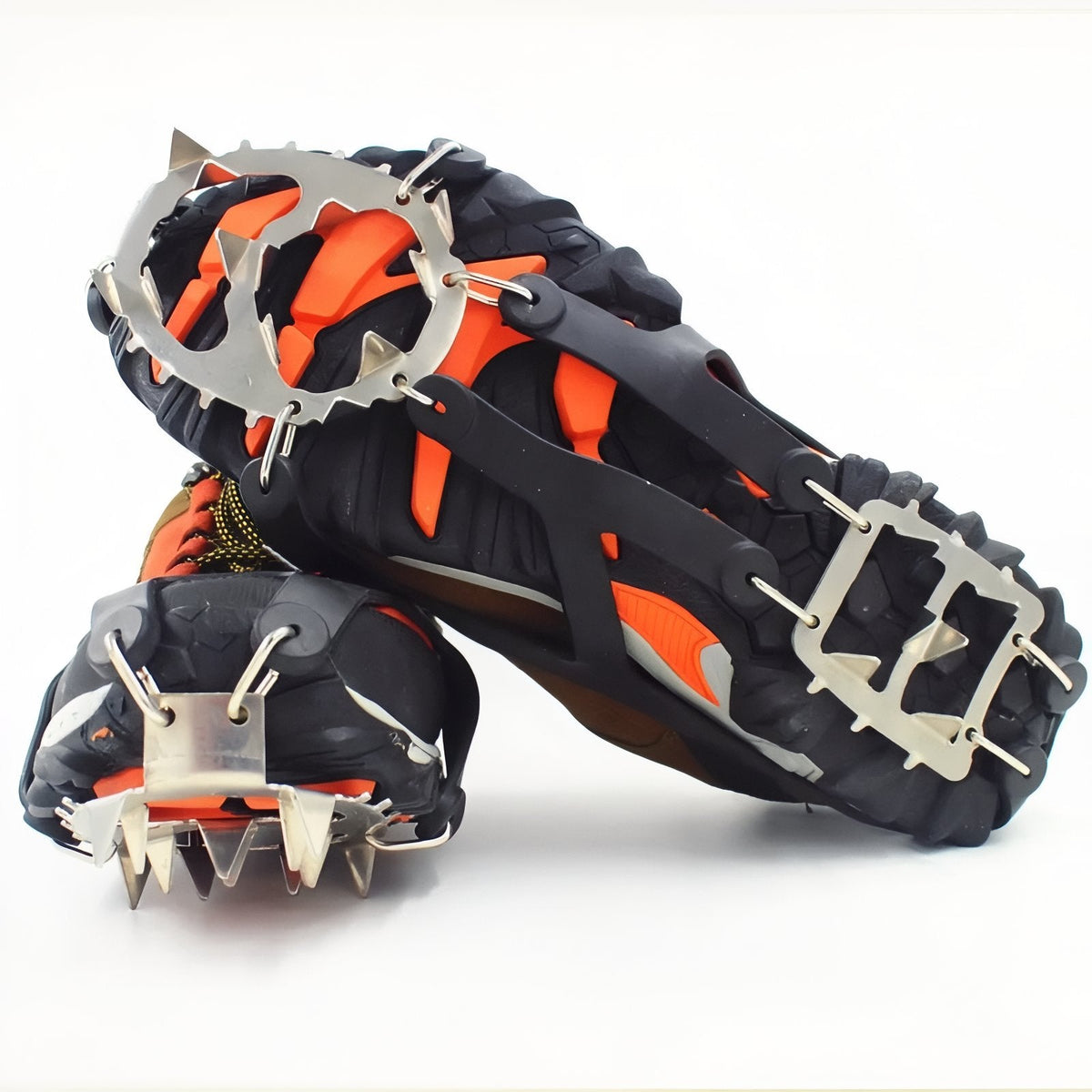 Crampons randonnée neige 18 dents acier inoxydable | Esprit Baroudeur