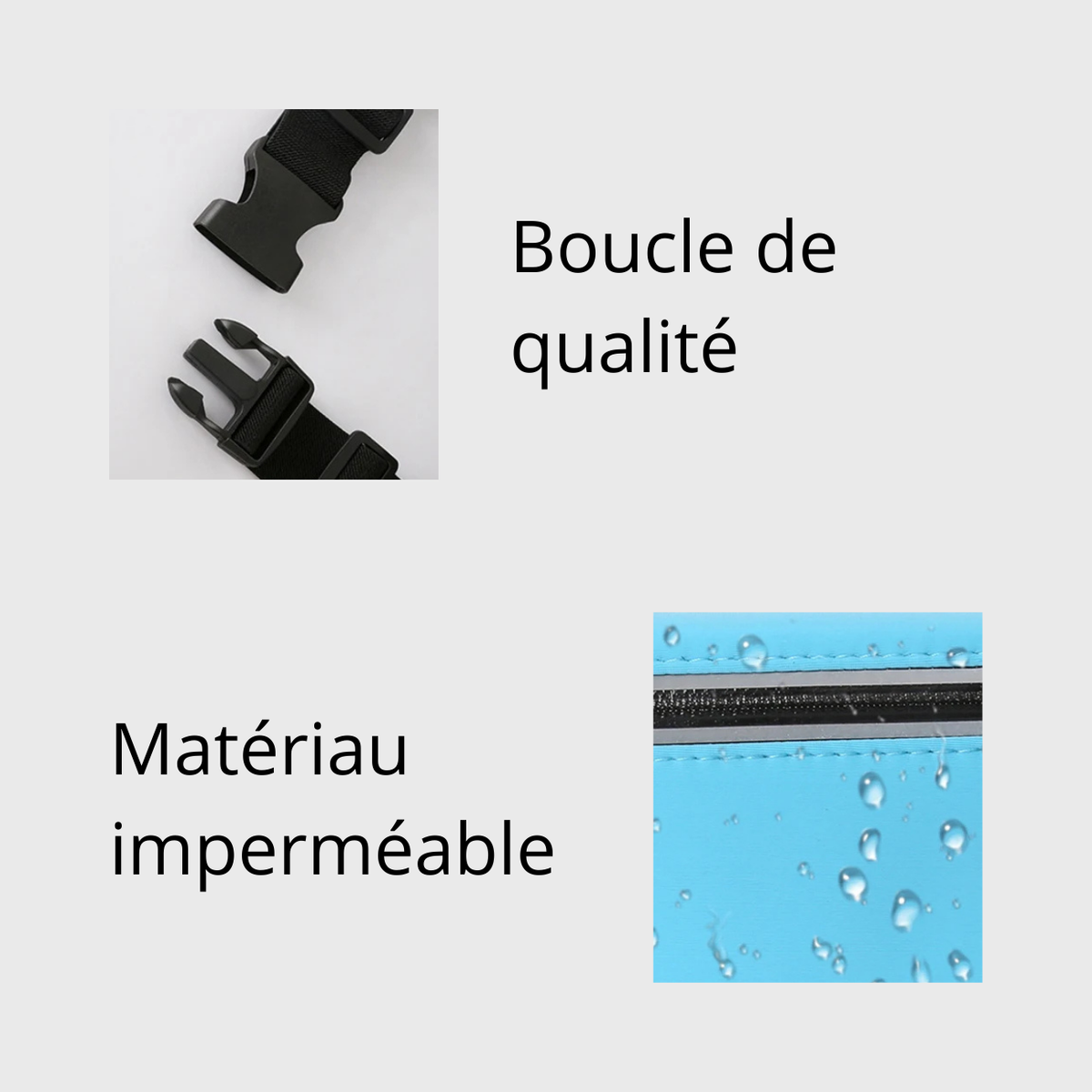 Ceinture d'hydratation running avec porte-gourde ajustable | Esprit Baroudeur