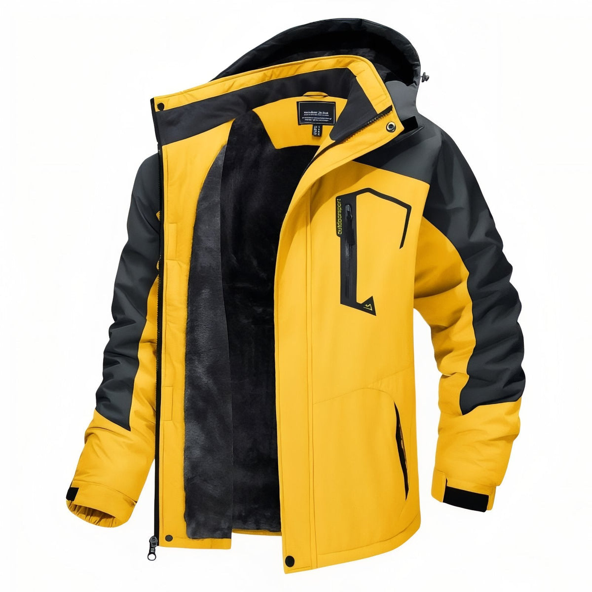 Veste chaude randonnée doublée polaire imperméable hiver | Esprit Baroudeur