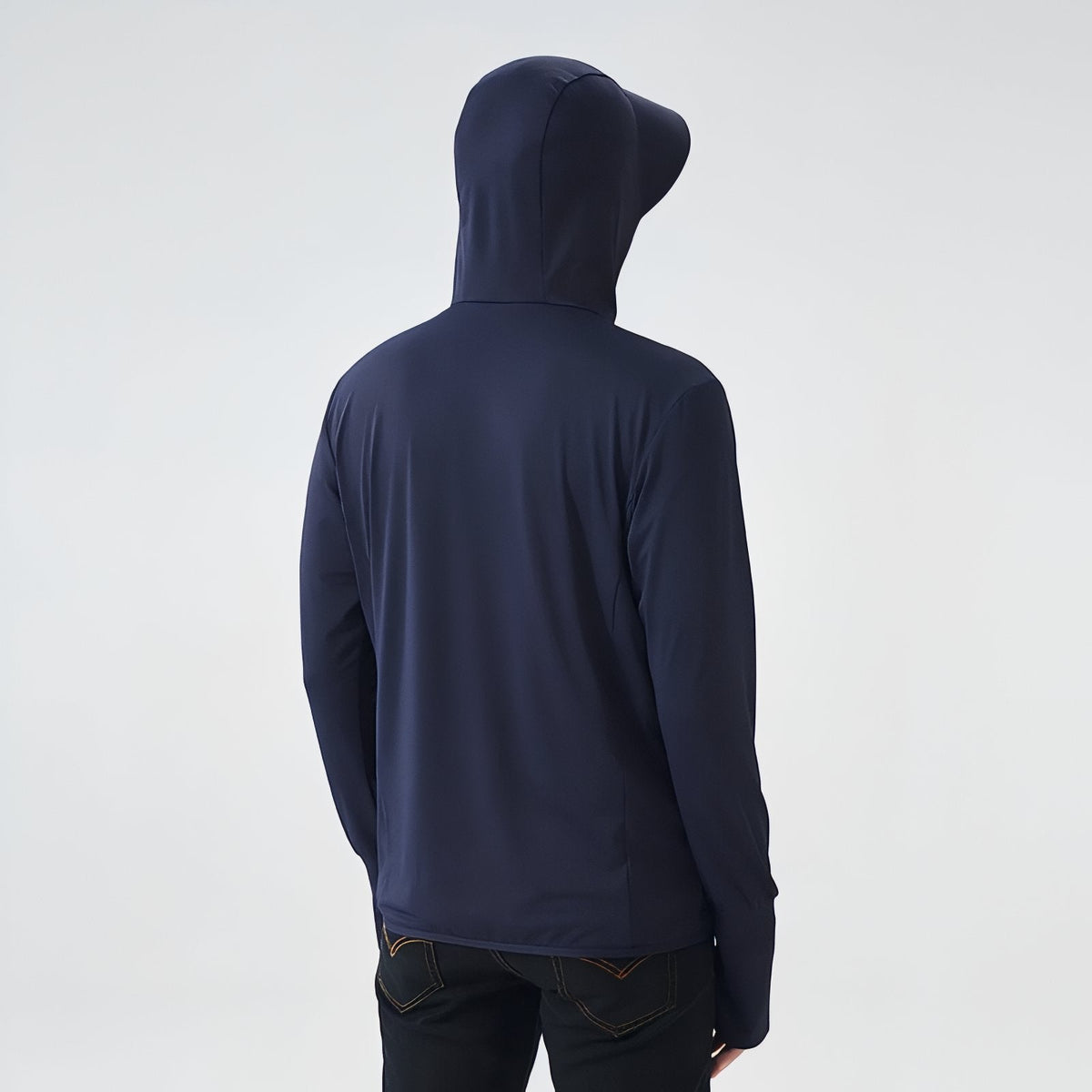 Veste anti-UV UPF 50+ à capuche et cache-visage intégré | Esprit Baroudeur