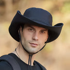 Chapeau de randonnée imperméable à large bord avec jugulaire | Esprit Baroudeur